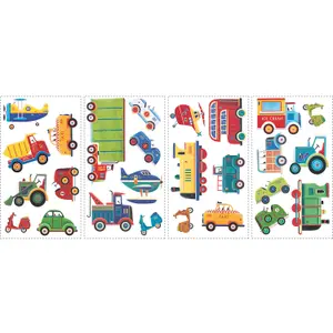 RoomMates Transportation Peel & Stick Wall Decals