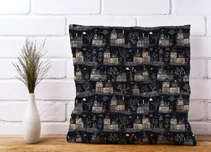 Spooky Haunted Houses Cushions 60cm x 60cm