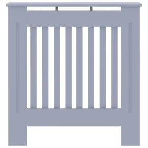 Berkfield MDF Radiator Cover Grey 78 cm