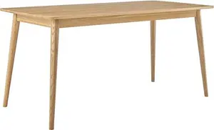 DUSK Heidi Solid Oak 4-6 Seater Dining Table - Natural