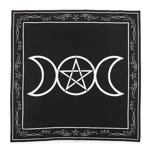 70x70cm Triple Moon Altar Cloth Design