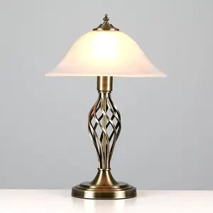 Axelrod Metal Table Lamp Antique Brass