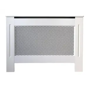 Jack Stonehouse White Painted Lattice Radiator Cover - Medium