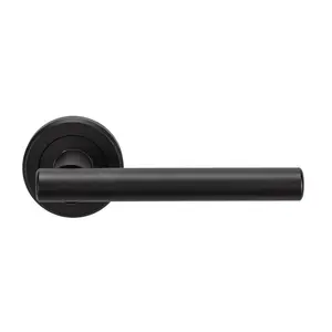 Valarie Latch Door Handle (Set of 2) Matt Black