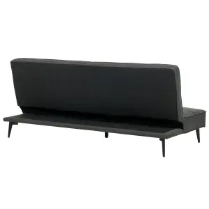 Beliani Modern Sofa Bed ESSVIK Dark Grey