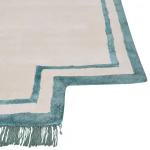 Viscose Area Rug 160 x 230 cm Beige BERWARI