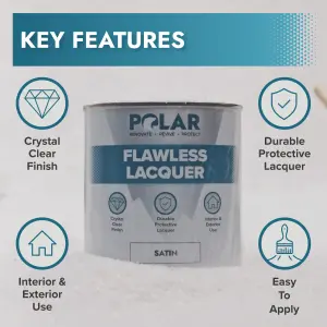 Polar Flawless Lacquer Clear Matt Paint 1 Litre