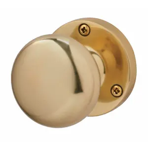 Charon Internal Door Knob Pack Satin Brass