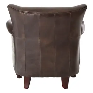 Victor Dark Grey Scroll Armchair