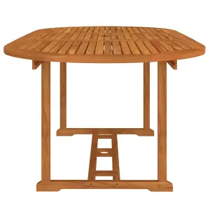 Berkfield Garden Table 200x100x75 cm Solid Wood Eucalyptus