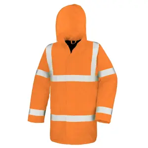 Result Core High-Viz Motorway Coat (Waterproof & Windproof) (Pack of 2)