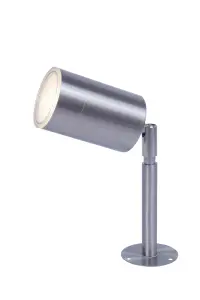 Blooma Candiac Silver effect LED Outdoor Spike light (D)60mm, Pack of 4