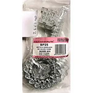 Culpitt Good Luck Key Party Favours Silver (One Size)