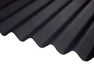 Bitumen Corrugated Sheets Black 1m x 837mm x 2.2mm