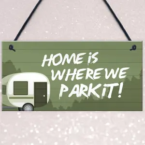 Funny Caravan Sign Novelty Hanging Door Sign Caravan Accessories Home Decor