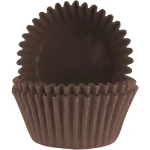 Culpitt Muffin and Cupcake Cases (Pack of 50) Chocolate Brown (One Size)