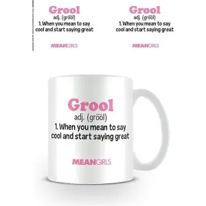 Mean Girls Grool Mug White/Black/Pink (One Size)