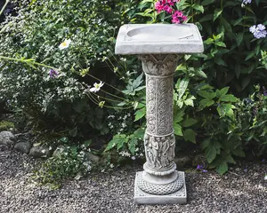 Roman Design Highly Detailed Birdbath