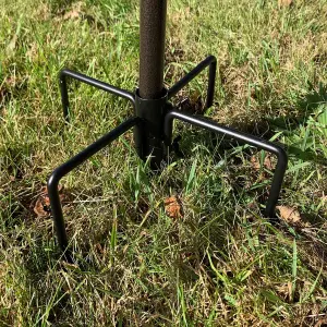 Metal Bird Feeding Station with Stabilizer Stand