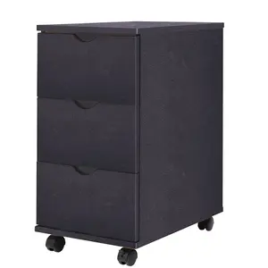 Berkfield Drawer Unit 33x45x60 cm Black