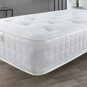 White Noise Open Coil Mattress Kingsize (5')