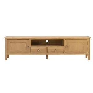 Solid Oak Widescreen TV/Media Unit