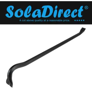 60 cm / 24 in Crowbar Wrecking Pry Bar Utility Crow Nail Removing Tool Puller Floorboard Lifter