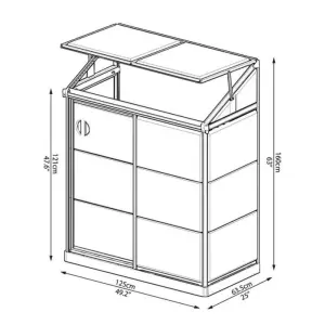 Palram - Canopia 4x2 Greenhouse