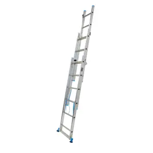 Mac Allister 0.39m Aluminium Combination Ladder