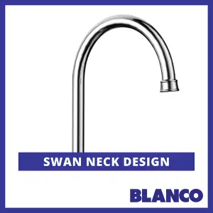 Blanco Vicus Bridge Twin Lever Swivel Spout Traditional Kitchen Mixer Tap - Pewter