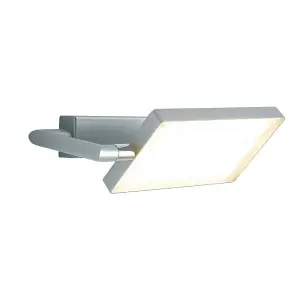 Luminosa BOOK LED Wall Light Grey 1300lm 3200K 22.5x10-15cm