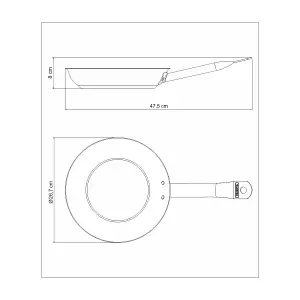 Tramontina Non-stick Frying Pan 26 cm - 2.0l