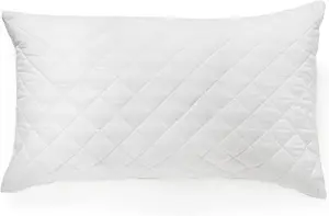 Quilted Pillows 2 Pack Hotel Quality Pillows Premium Filled Pillows for Side Stomach and Back Sleeper Bed Pillow Soft Hollow Fiber