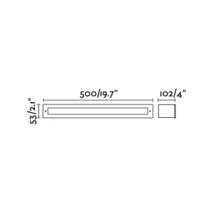 Luminosa Falls Integrated LED Recessed Outdoor Ground Light, 3000K, IP67