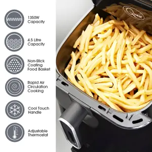 Quest 4.5 Litre Manual Dial Air Fryer