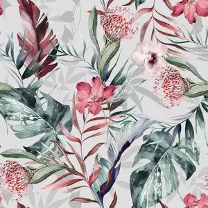 GoodHome Seran Multicolour Floral Smooth Wallpaper Sample