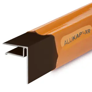 Alukap AKX110B Brown 10mm Endstop (W)40mm (T)50mm