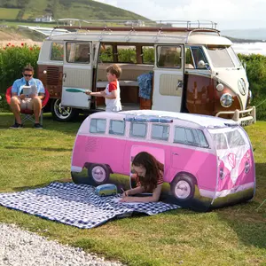 Volkswagen Pink Camper van Pop up 3-man Tent