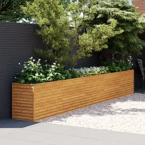 Berkfield Garden Raised Bed 482x50x69 cm Corten Steel