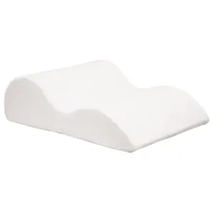 Leg Raiser Cushion - Ergonomic Memory Foam Pillow with Cover, Supports Swollen Legs & Promotes Circulation - H17 x W42 x D62cm