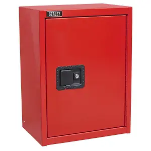 Sealey Airbag Cabinet With Quality Slam Type Lock Wall Mountable - Red AP95