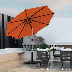 Costway 3m Patio Umbrella Outdoor Garden Heavy Duty Table Umbrella w/ 8 ribs