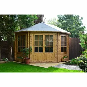 Cheshire 10 x 10 Ft Corner Log Cabin No