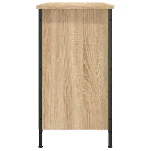 Berkfield TV Cabinet Sonoma Oak 100x35x65 cm Engineered Wood