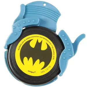 Batman Mini Disc Shooter (Pack of 4) Black/Yellow (One Size)