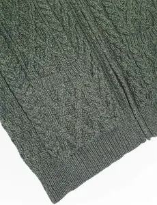 Men's Aran Full Zip Cardigan