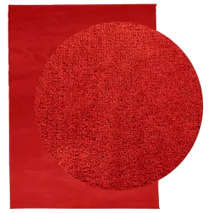 Rug OVIEDO Short Pile Red 240x340 cm