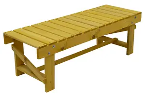 Woodside Wiverton 2 Seater Wooden Garden Bench