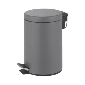 Innoteck Essentials Stainless Steel Pedal Bin (5L) - Grey