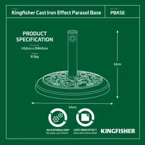 Blasingame 9kg Resin Free Standing Umbrella Base